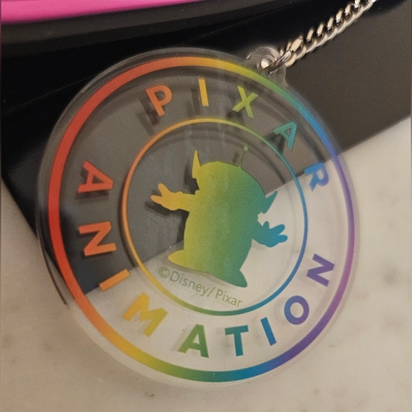 Disney Parks Pixar Pride Collection Rainbow Strap Keychain NWT - Picture 3 of 5